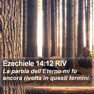 Ezechiele 14:12 RIV Bible Verse Image