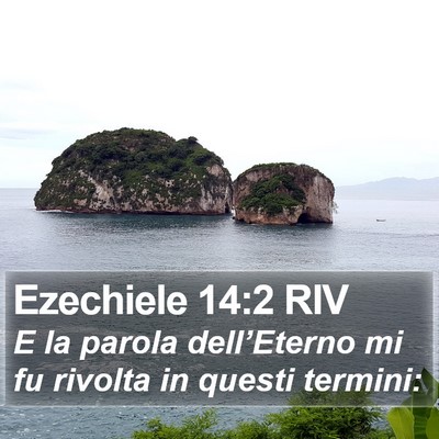 Ezechiele 14:2 RIV Bible Verse Image