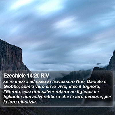 Ezechiele 14:20 RIV Bible Verse Image