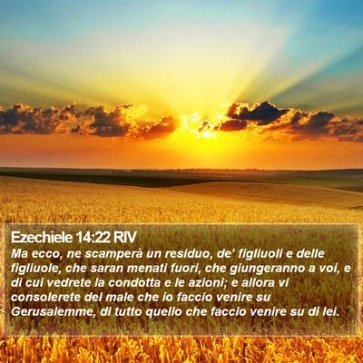 Ezechiele 14:22 RIV Bible Verse Image