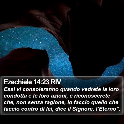 Ezechiele 14:23 RIV Bible Verse Image