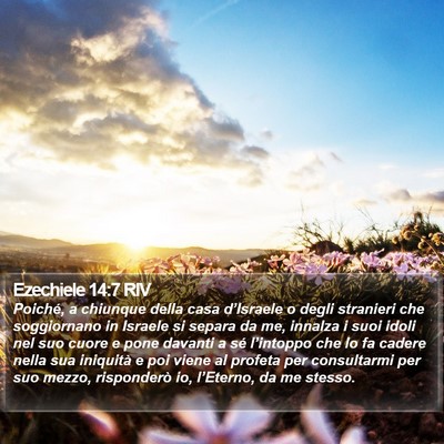 Ezechiele 14:7 RIV Bible Verse Image