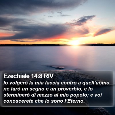 Ezechiele 14:8 RIV Bible Verse Image