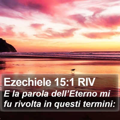 Ezechiele 15:1 RIV Bible Verse Image