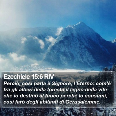 Ezechiele 15:6 RIV Bible Verse Image