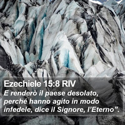 Ezechiele 15:8 RIV Bible Verse Image