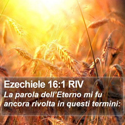 Ezechiele 16:1 RIV Bible Verse Image