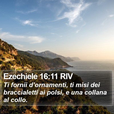 Ezechiele 16:11 RIV Bible Verse Image
