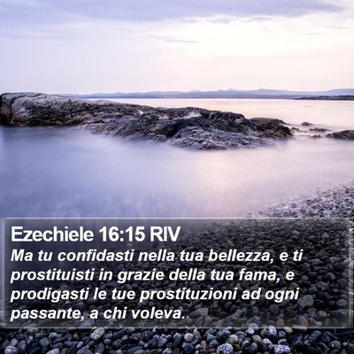 Ezechiele 16:15 RIV Bible Verse Image