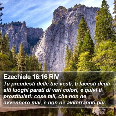 Ezechiele 16:16 RIV Bible Verse Image