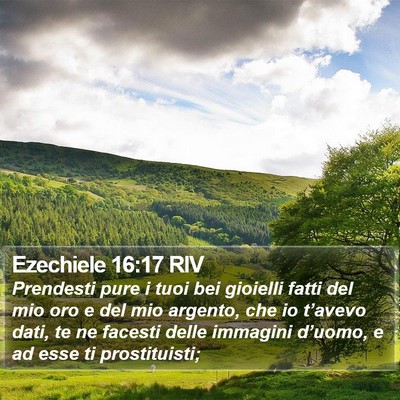 Ezechiele 16:17 RIV Bible Verse Image