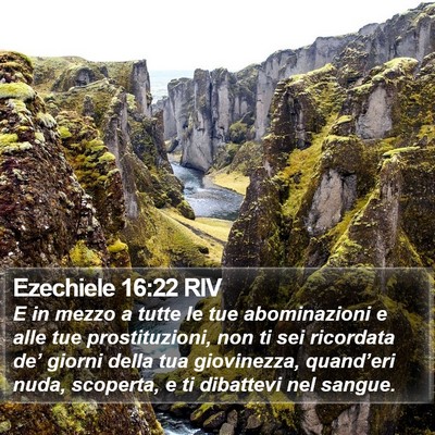 Ezechiele 16:22 RIV Bible Verse Image