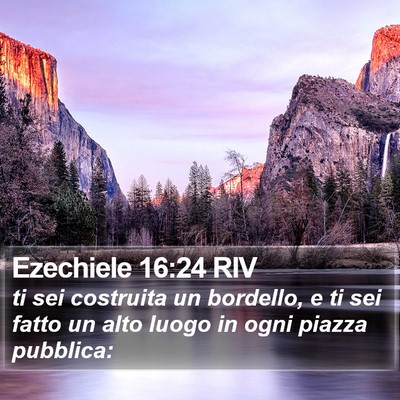 Ezechiele 16:24 RIV Bible Verse Image