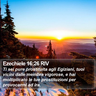 Ezechiele 16:26 RIV Bible Verse Image