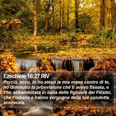 Ezechiele 16:27 RIV Bible Verse Image