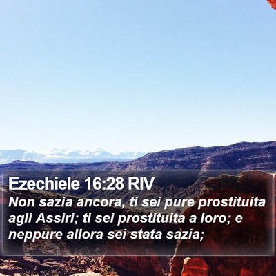 Ezechiele 16:28 RIV Bible Verse Image