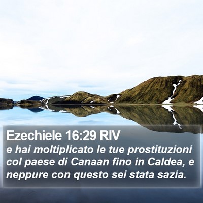 Ezechiele 16:29 RIV Bible Verse Image