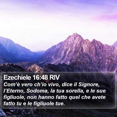 Ezechiele 16:48 RIV Bible Verse Image