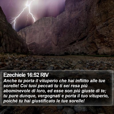 Ezechiele 16:52 RIV Bible Verse Image