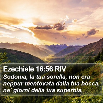 Ezechiele 16:56 RIV Bible Verse Image