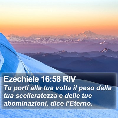 Ezechiele 16:58 RIV Bible Verse Image