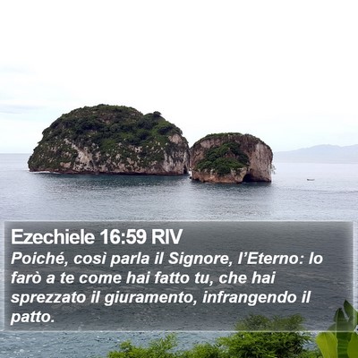 Ezechiele 16:59 RIV Bible Verse Image