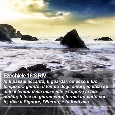 Ezechiele 16:8 RIV Bible Verse Image