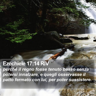 Ezechiele 17:14 RIV Bible Verse Image