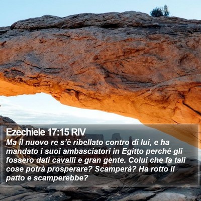 Ezechiele 17:15 RIV Bible Verse Image