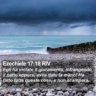Ezechiele 17:18 RIV Bible Verse Image