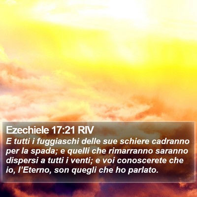 Ezechiele 17:21 RIV Bible Verse Image