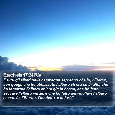 Ezechiele 17:24 RIV Bible Verse Image