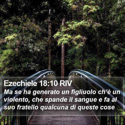 Ezechiele 18:10 RIV Bible Verse Image