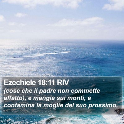 Ezechiele 18:11 RIV Bible Verse Image