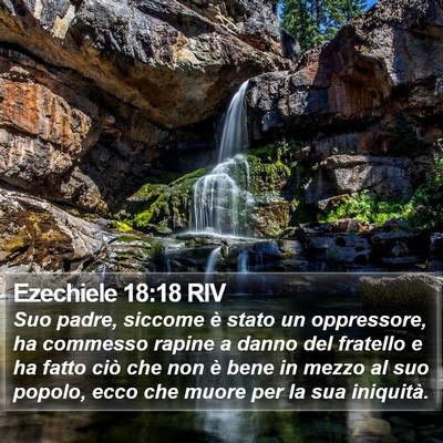 Ezechiele 18:18 RIV Bible Verse Image