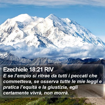 Ezechiele 18:21 RIV Bible Verse Image