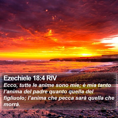 Ezechiele 18:4 RIV Bible Verse Image