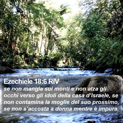 Ezechiele 18:6 RIV Bible Verse Image
