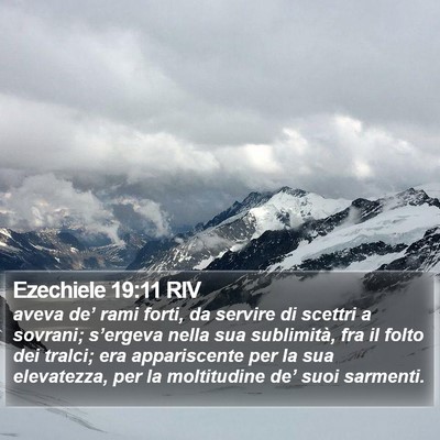 Ezechiele 19:11 RIV Bible Verse Image