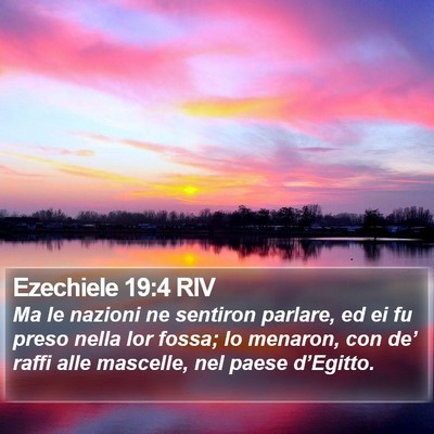 Ezechiele 19:4 RIV Bible Verse Image