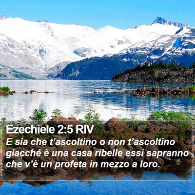 Ezechiele 2:5 RIV Bible Verse Image