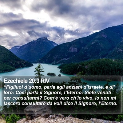 Ezechiele 20:3 RIV Bible Verse Image