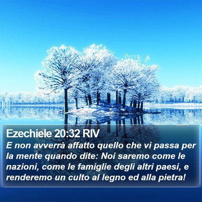 Ezechiele 20:32 RIV Bible Verse Image