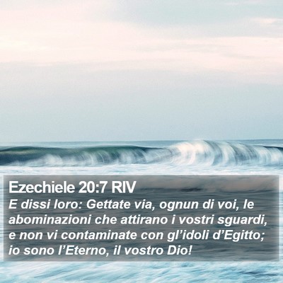 Ezechiele 20:7 RIV Bible Verse Image
