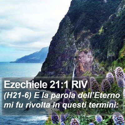 Ezechiele 21:1 RIV Bible Verse Image