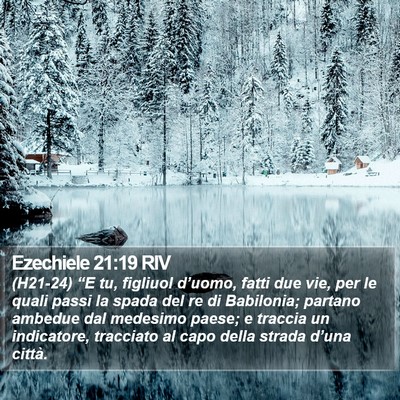 Ezechiele 21:19 RIV Bible Verse Image