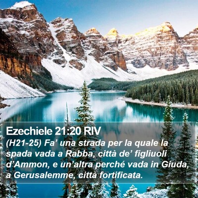 Ezechiele 21:20 RIV Bible Verse Image