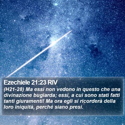 Ezechiele 21:23 RIV Bible Verse Image