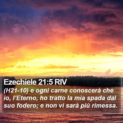 Ezechiele 21:5 RIV Bible Verse Image