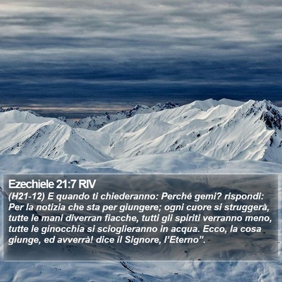 Ezechiele 21:7 RIV Bible Verse Image